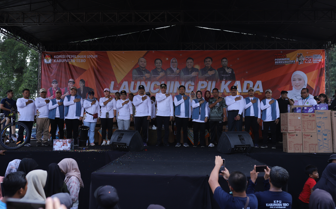 LAUNCHING PILKADA SERENTAK TAHUN 2024 DI KABUPATEN TEBO