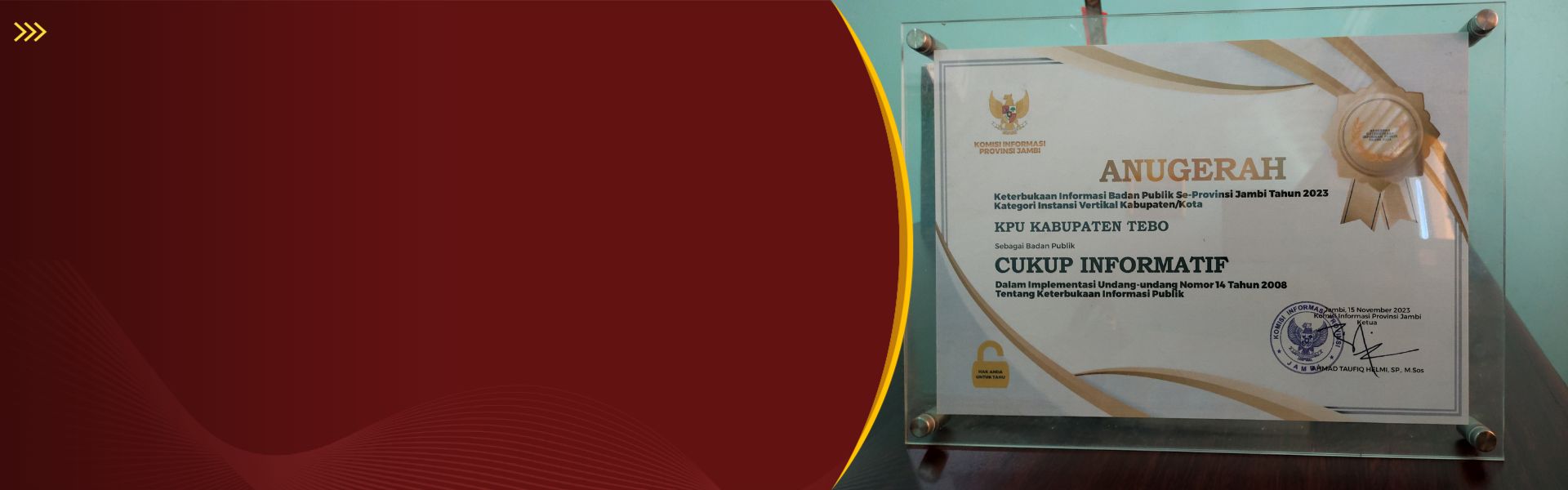 Penganugerahan Keterbukaan Informasi Publik Provinsi Jambi Tahun 2023