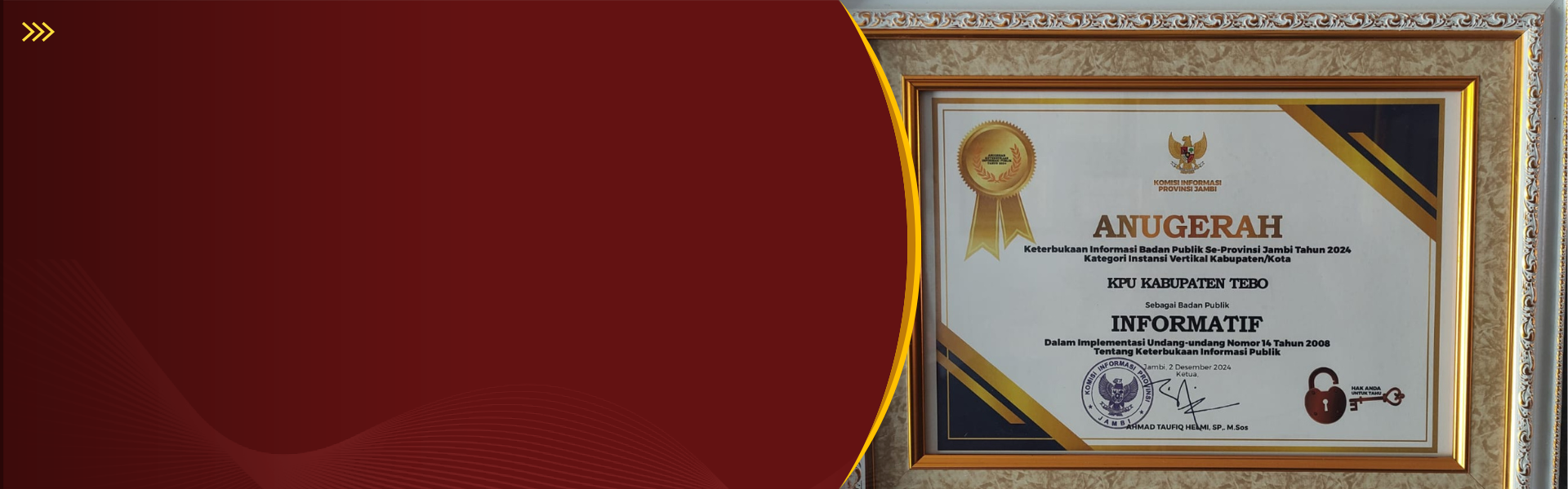 Penganugerahan Keterbukaan Informasi Publik Provinsi Jambi Tahun 2024